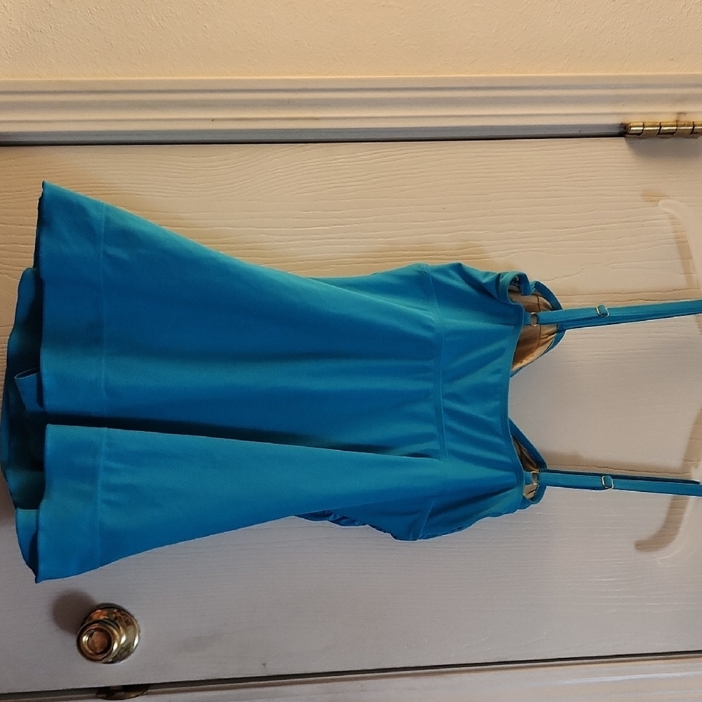Blue One-Piece Swimsuit - Picture 3 of 3